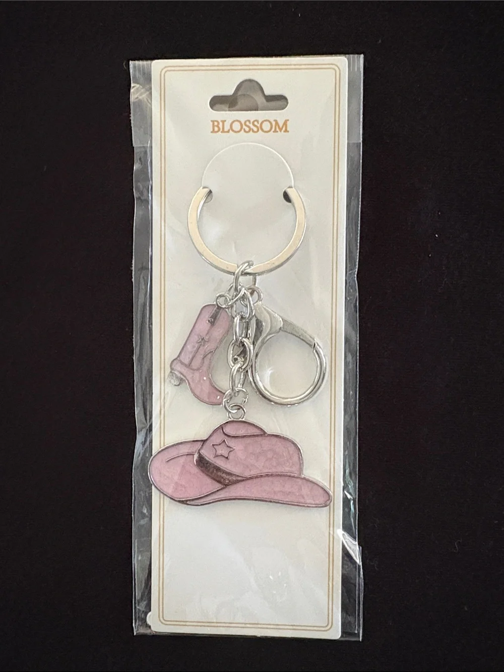 Blossom keychains delicate pink