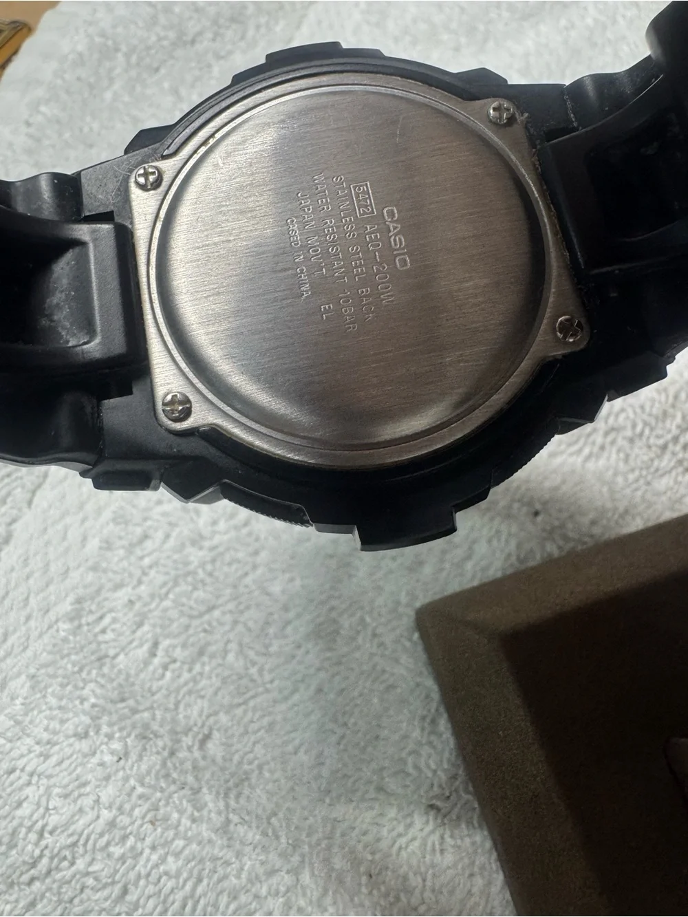 Casio Black Digital-Analog World Time Watch