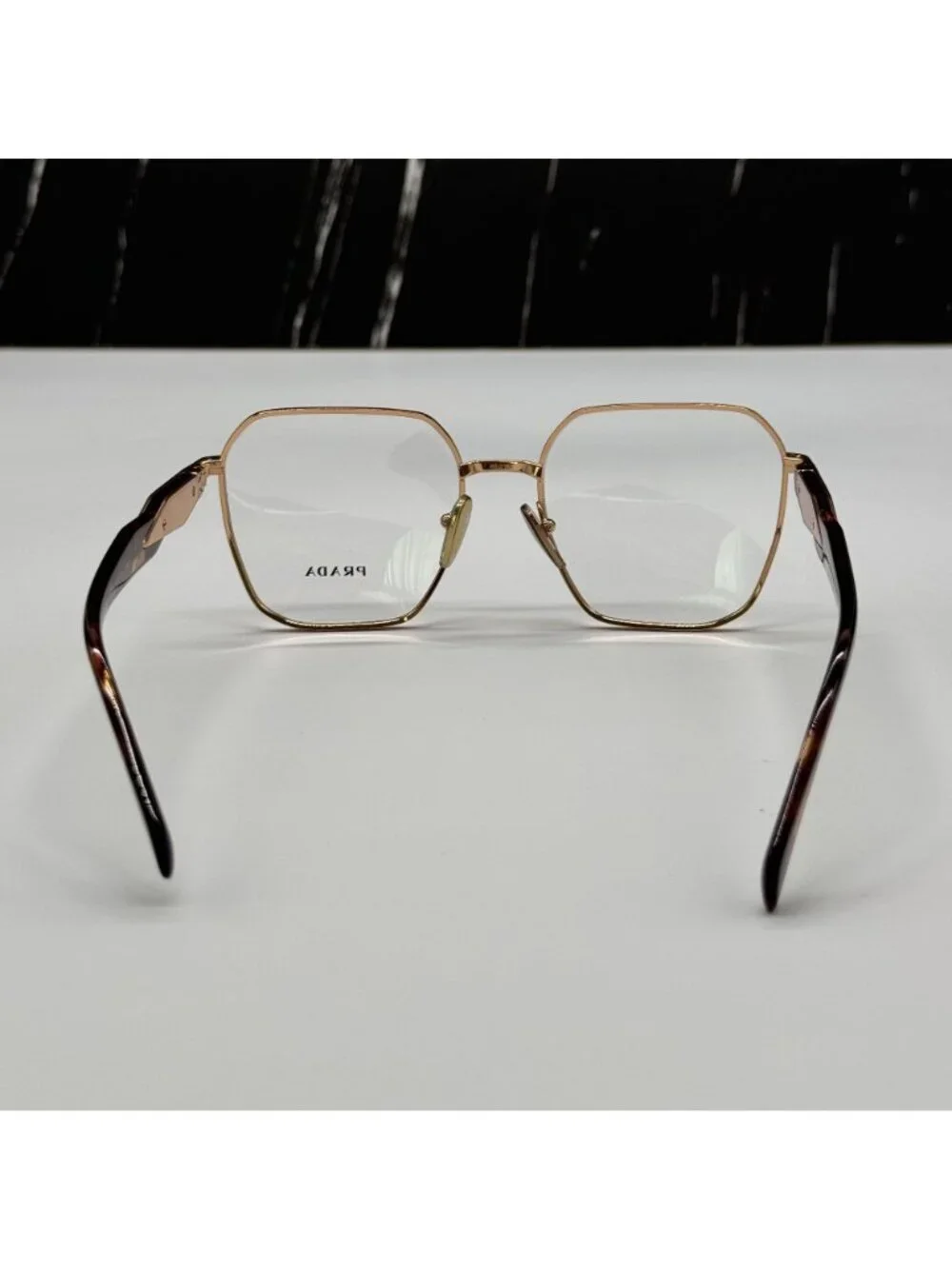 NWT Prada PR56ZV SVF1O1 Havana Gold Women Eyeglasses PR 56ZV