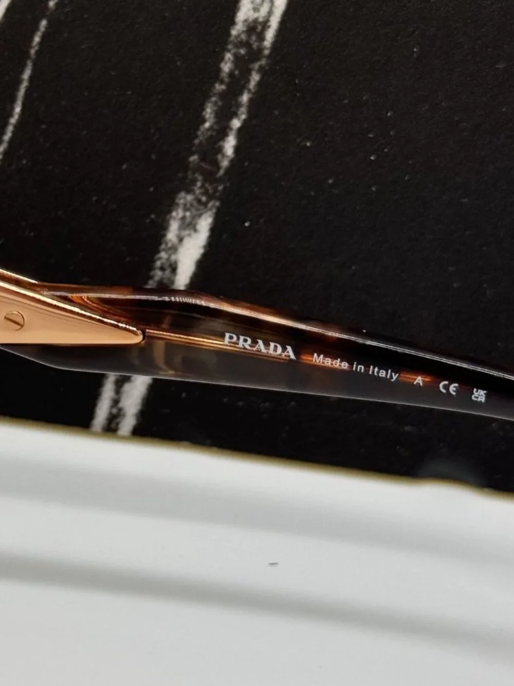 NWT Prada PR56ZV SVF1O1 Havana Gold Women Eyeglasses PR 56ZV