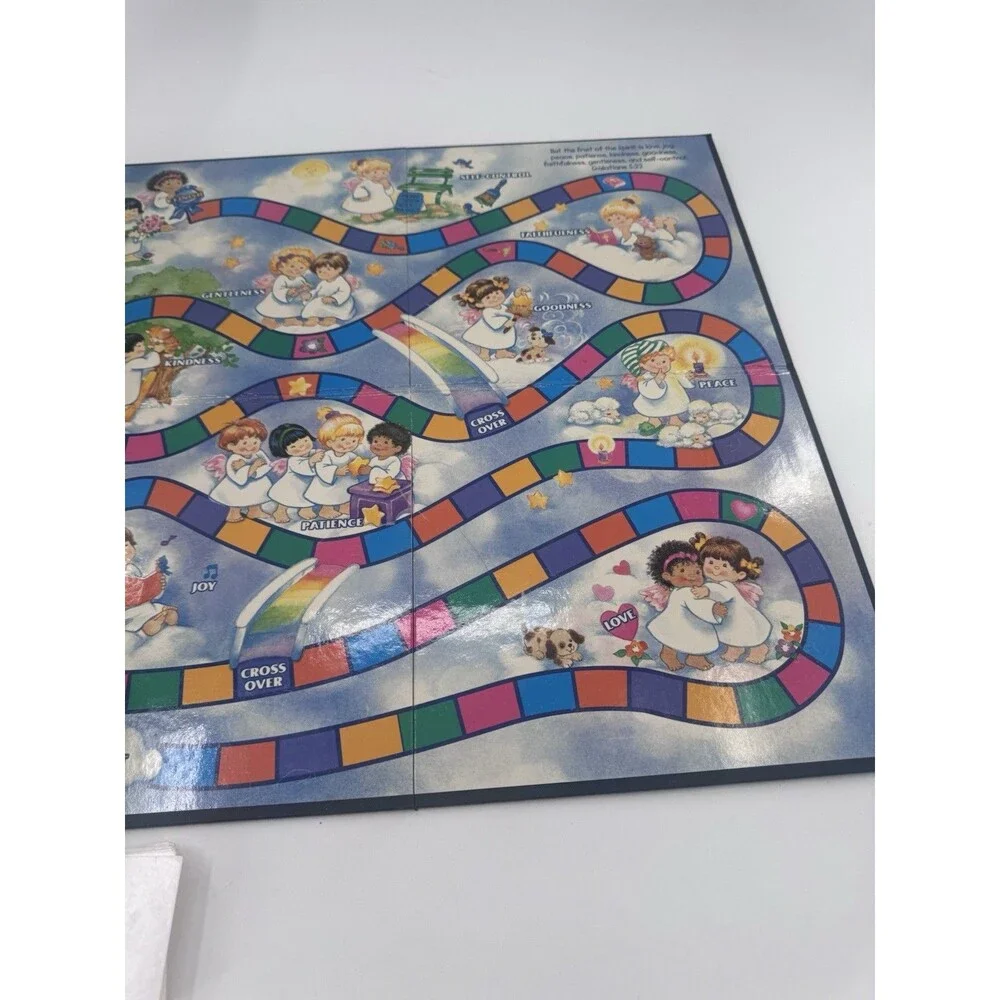 Little Angels & The Fruit of the Spirit Bible Board Game 2004 Nearly Complete