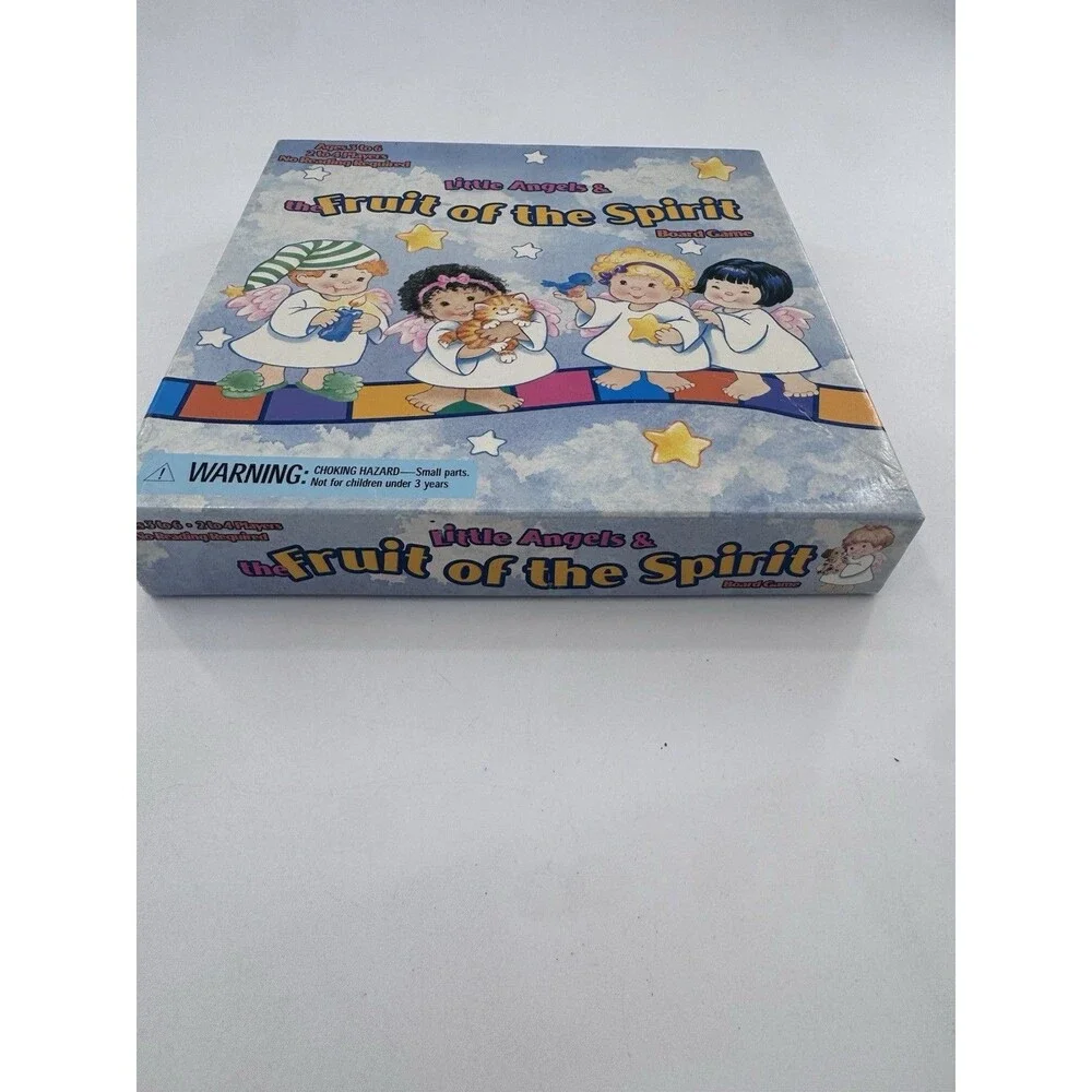 Little Angels & The Fruit of the Spirit Bible Board Game 2004 Nearly Complete