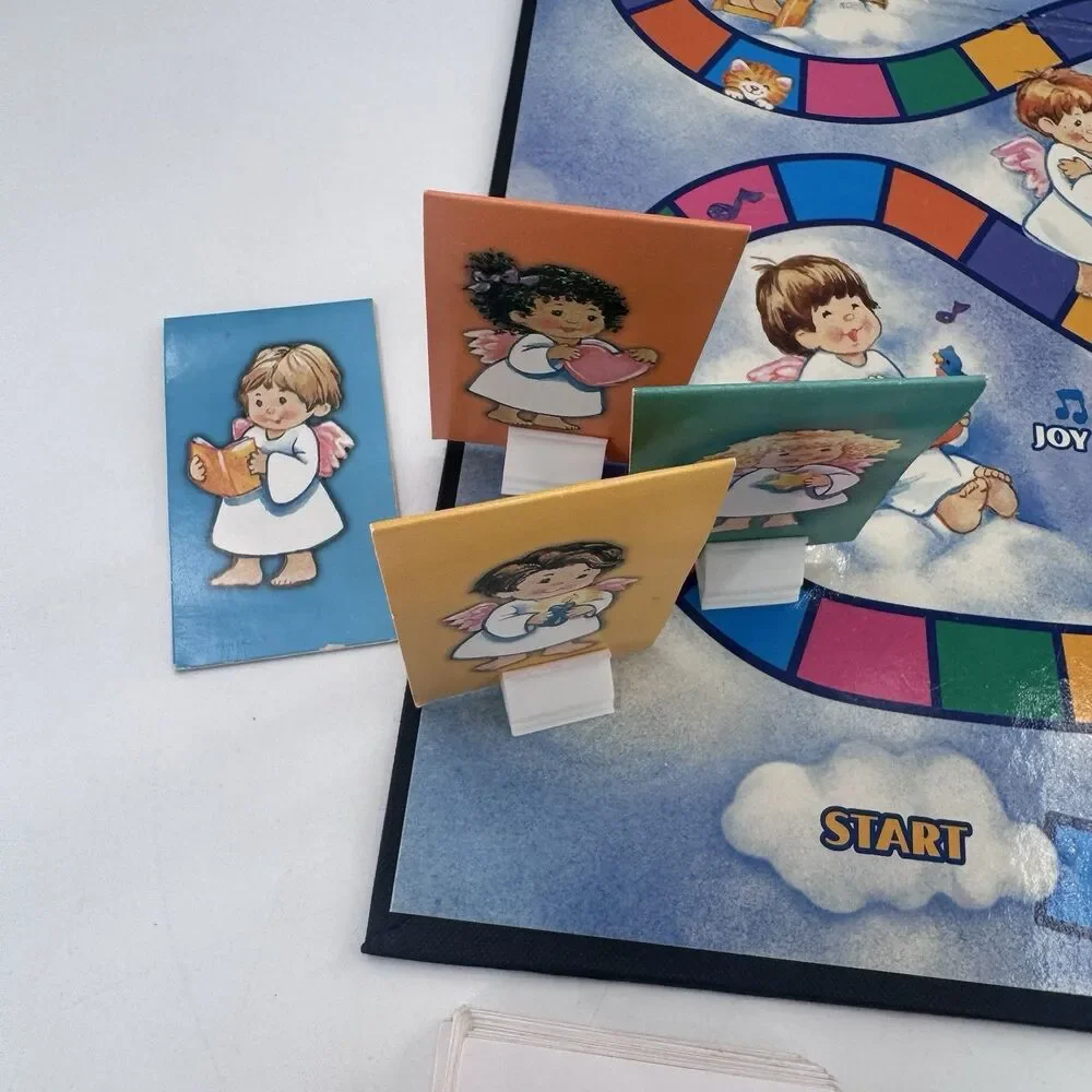 Little Angels & The Fruit of the Spirit Bible Board Game 2004 Nearly Complete