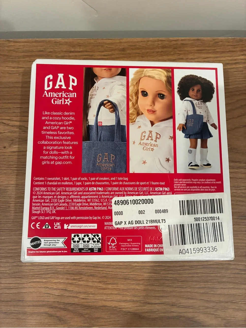 GAP branded doll