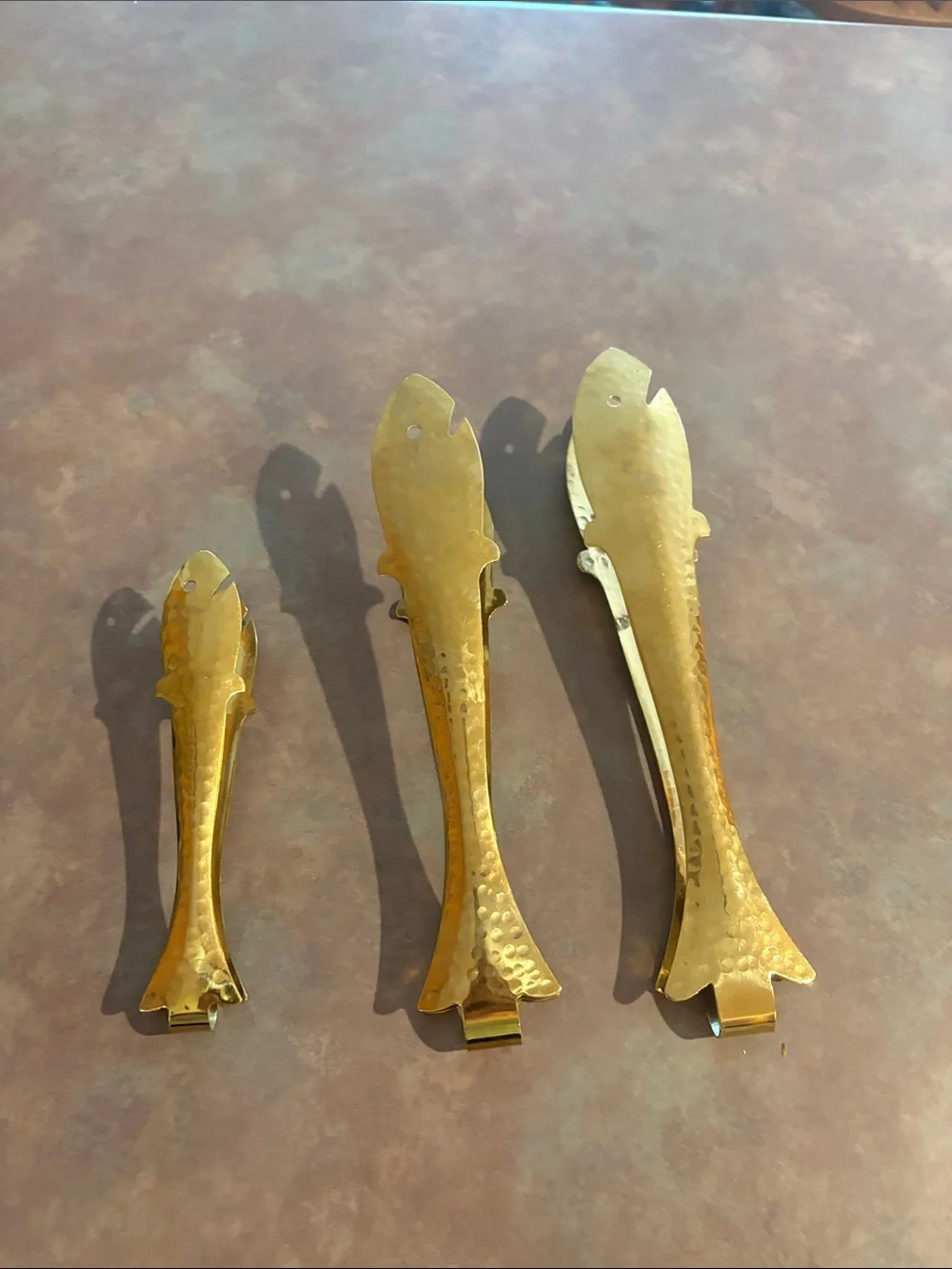 Anthropologie set gold