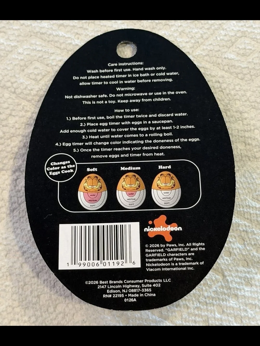 Nickelodeon back card