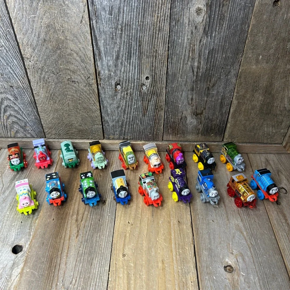Thomas & Friends Minis 18 Train Engine Lot TMNT SpongeBob Light Up