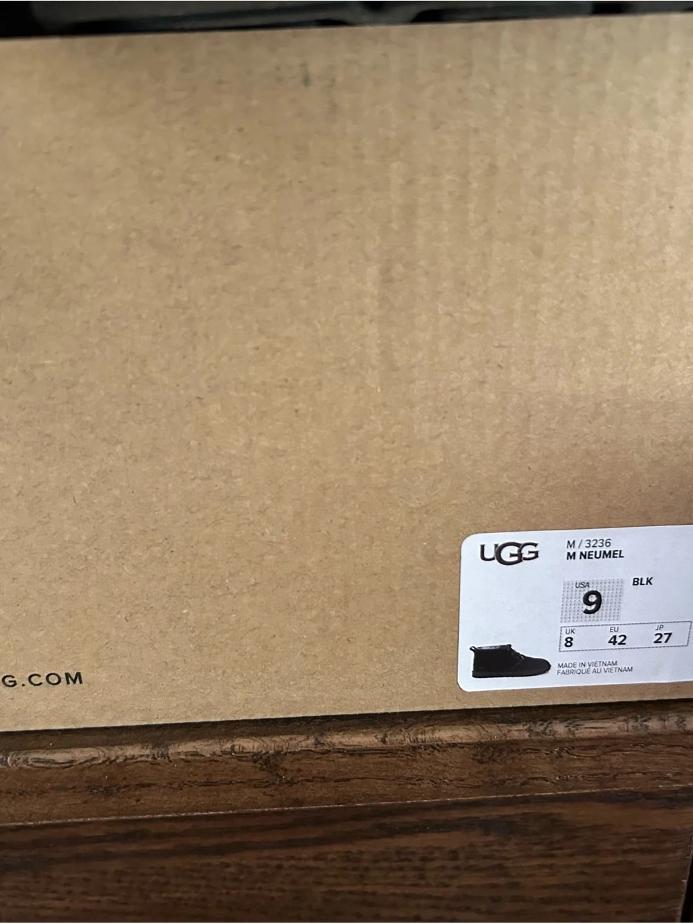 UGG black suede