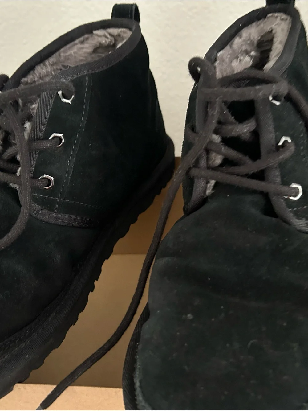 UGG black suede