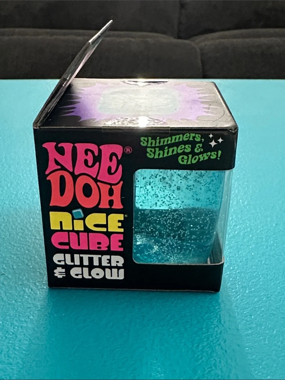 NeeDoh Nice Cube Glitter & Glow
