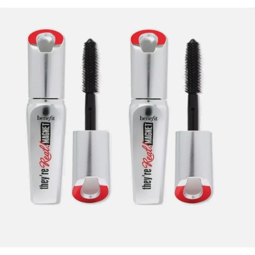 Benefit They're Real MAGNET Mascara Bundle of 3 4.5 g Black Travel Size NEW