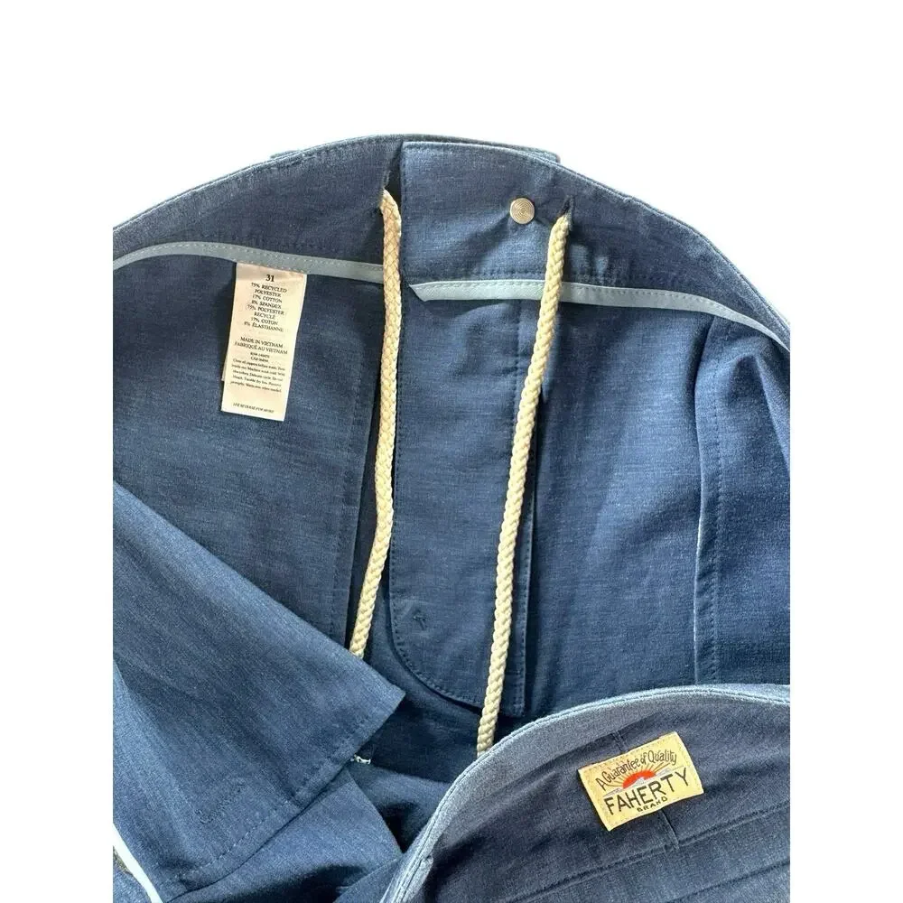 Faherty preowned material blue