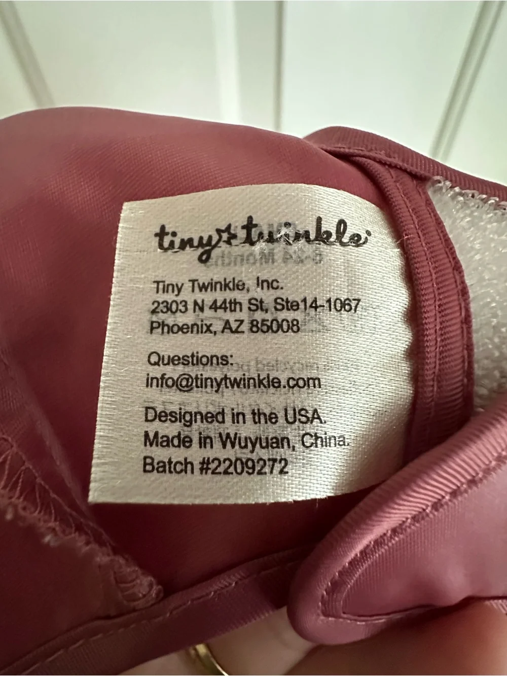 Tiny twinkle from waterproof