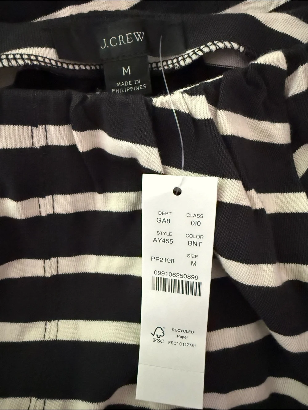 J. Crew off shoulder