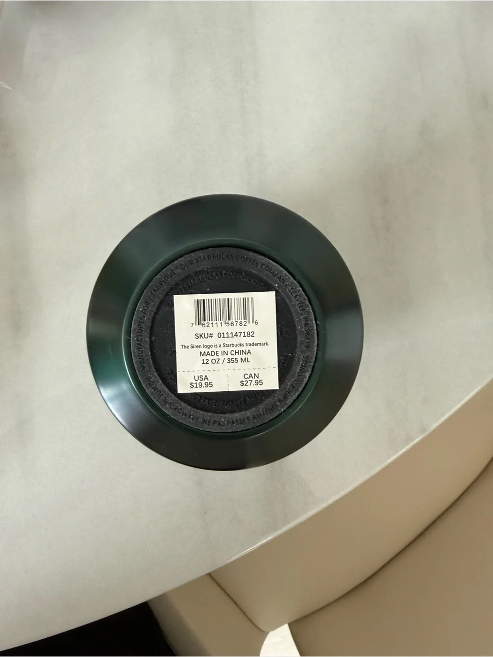 Starbucks insulated stainless