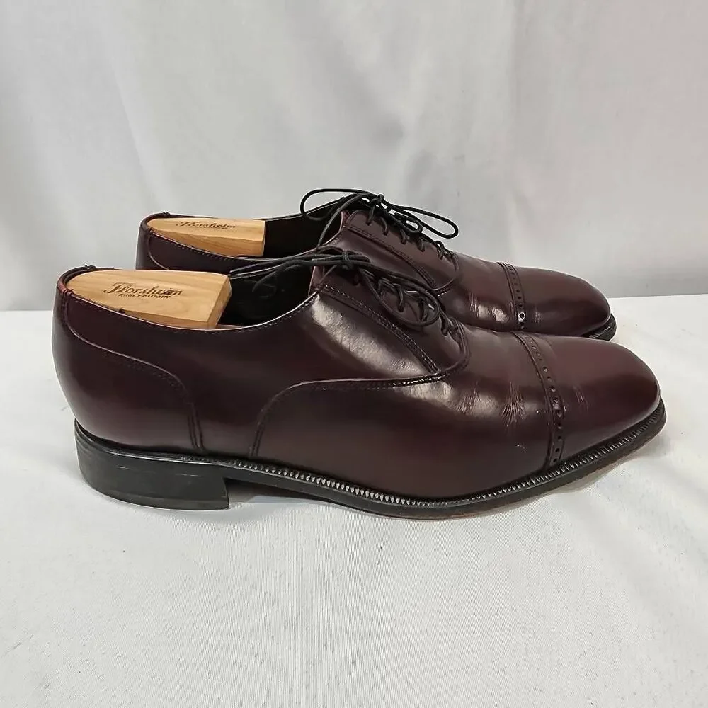 Florsheim leather burgundy