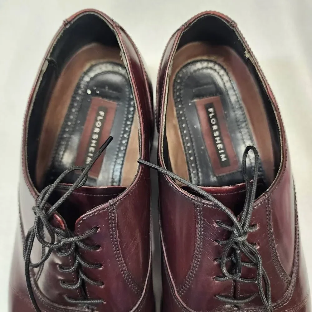 Florsheim leather burgundy