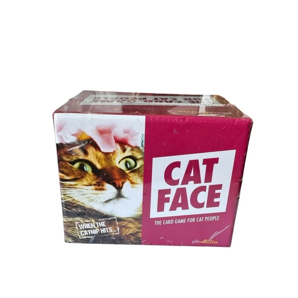Cat Face The Card Game Cat Lovers Meme Party Game Original Edition New Sealed