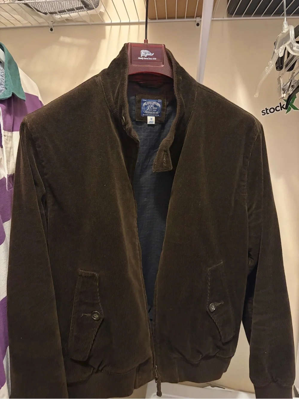 J. Crew corduroy bomber