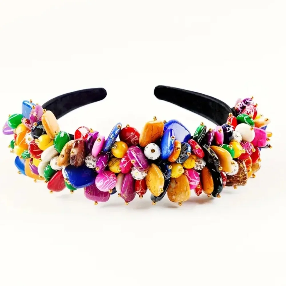 Colorful Beaded Headband