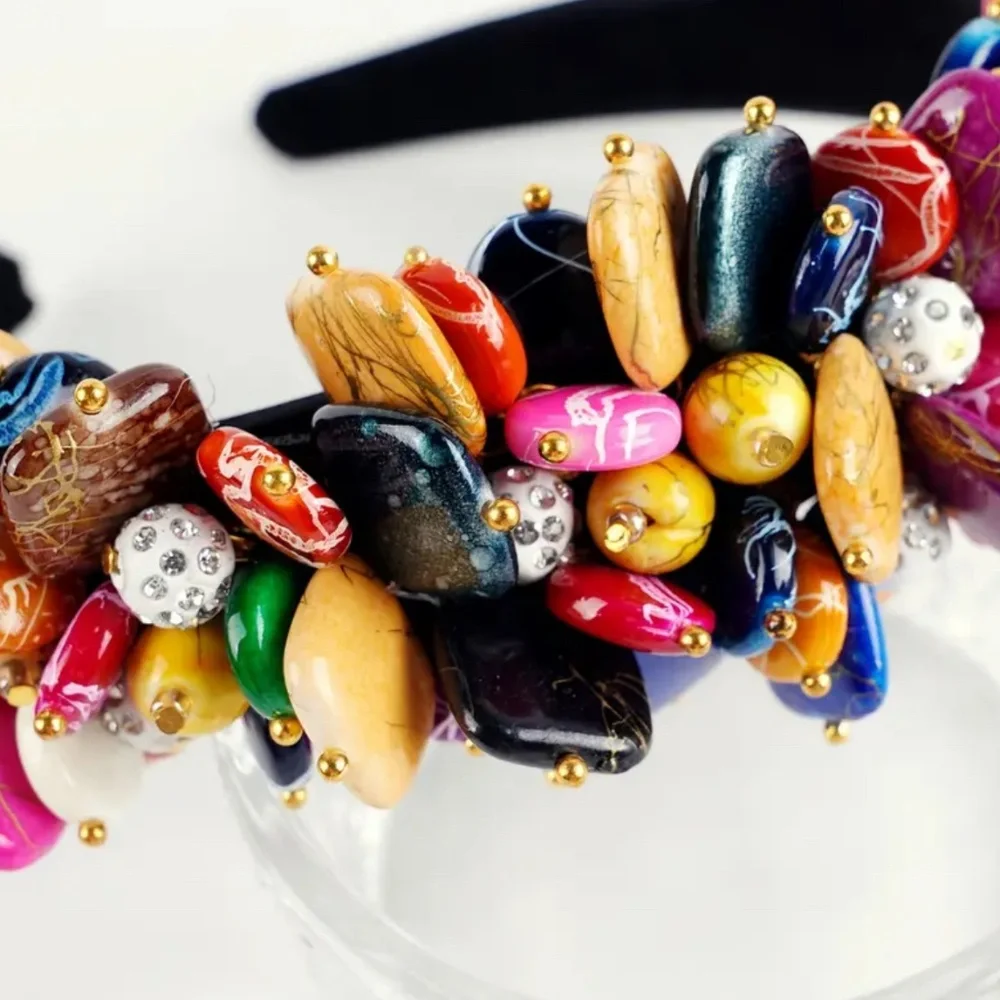 Colorful Beaded Headband