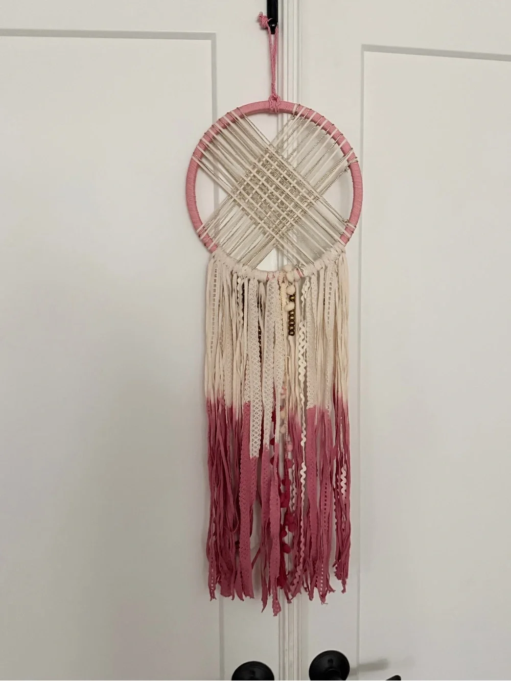 N/A macramé pink