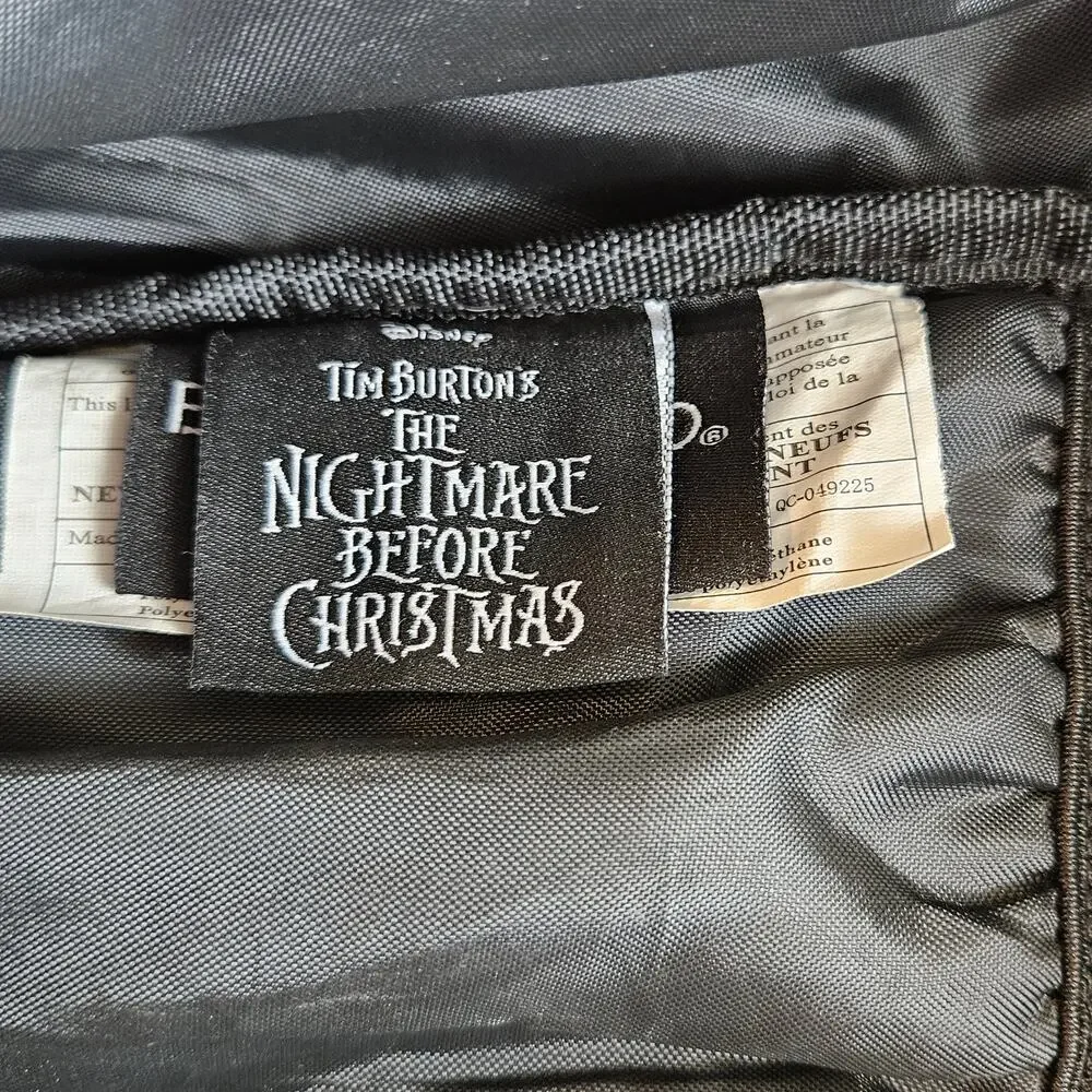 The Nightmare Before Christmas Oogie Boogie Backpack Black Neon Green