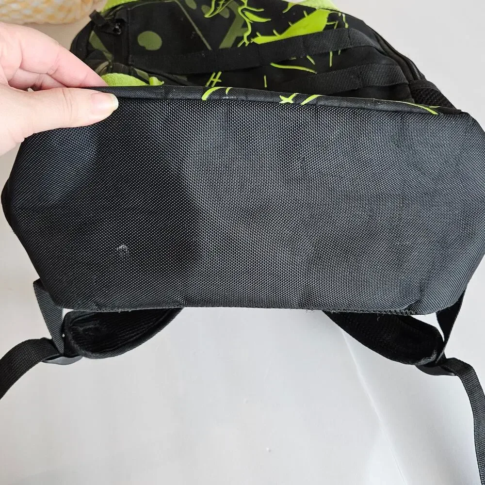 The Nightmare Before Christmas Oogie Boogie Backpack Black Neon Green