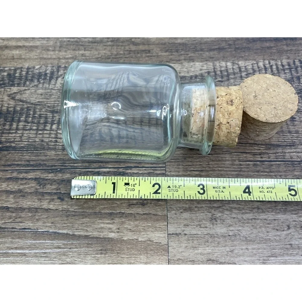 Lot Of 2 Vintage Clear 3