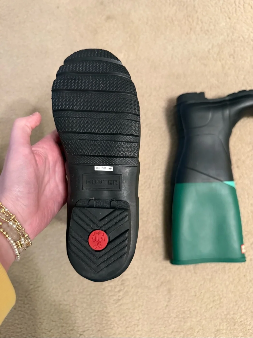 Hunter tall rubber