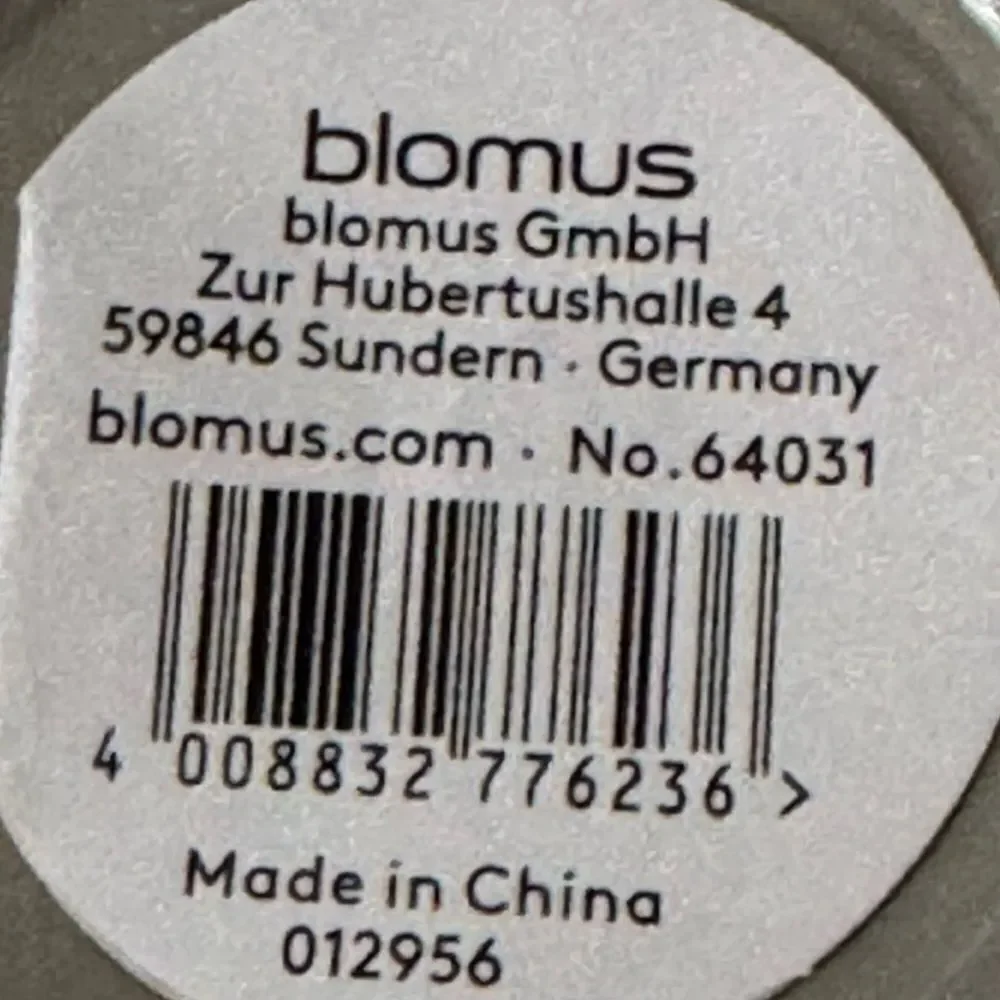 Blomus Elegant Gray Ceramic Bowl with Lid