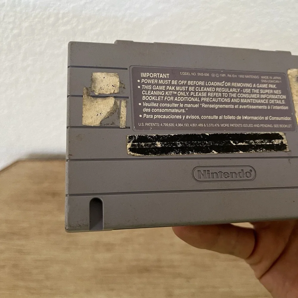 The Incredible Hulk Super Nintendo SNES Cartridge Only Working Tested!