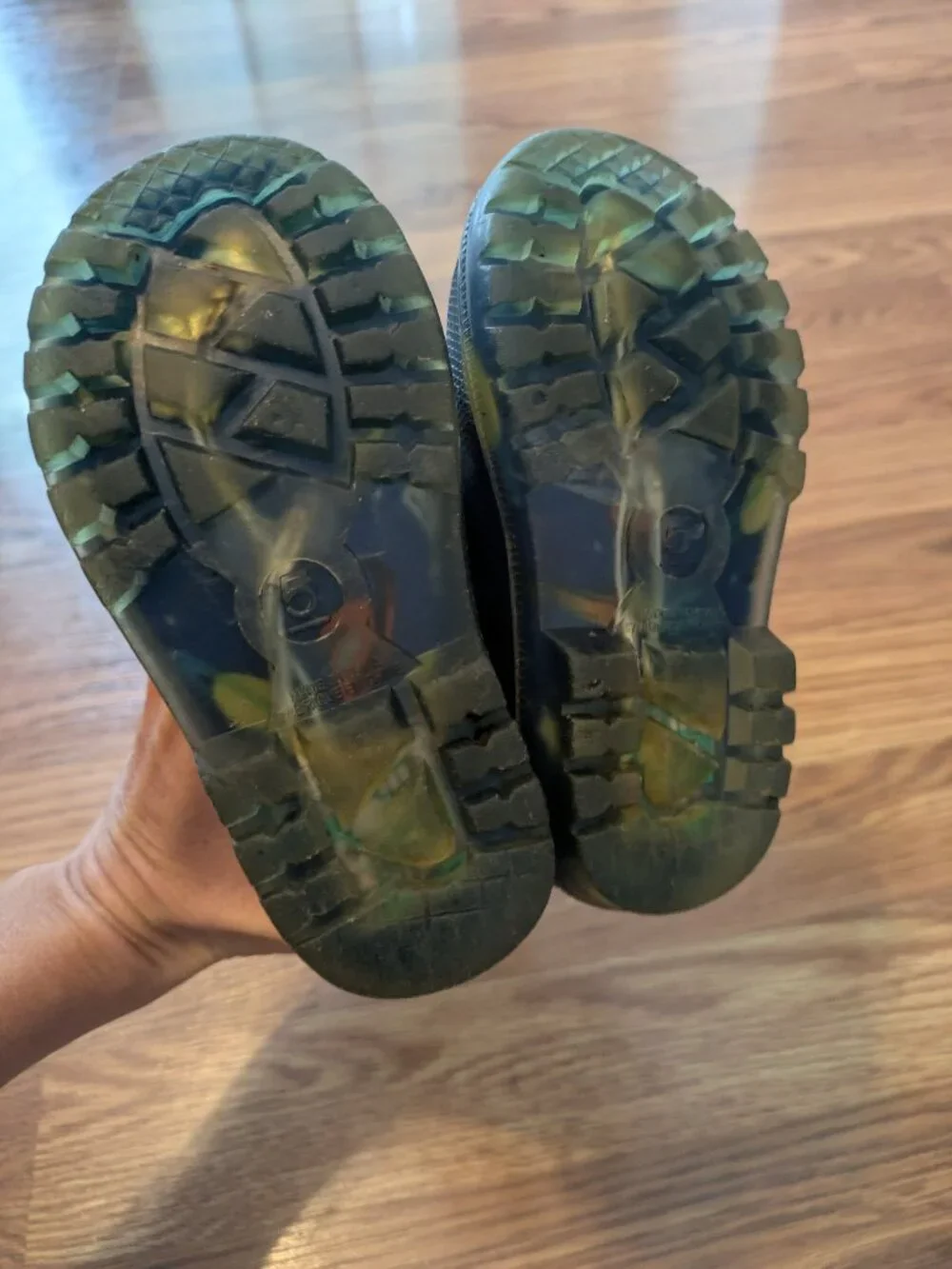 Kid Light Up Space Rain Boots