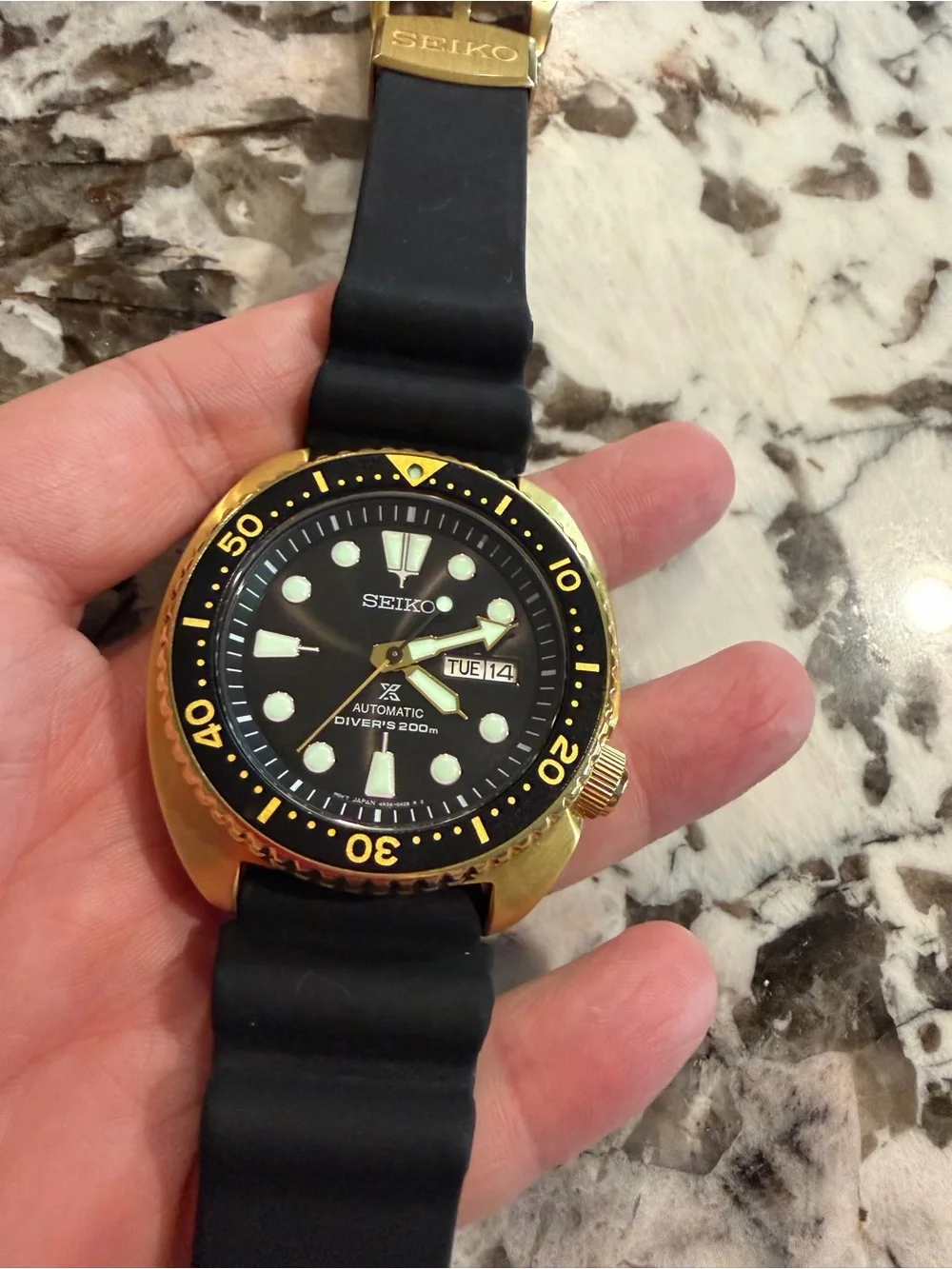 Seiko Prospex Golden Turtle SRPC44 Watch