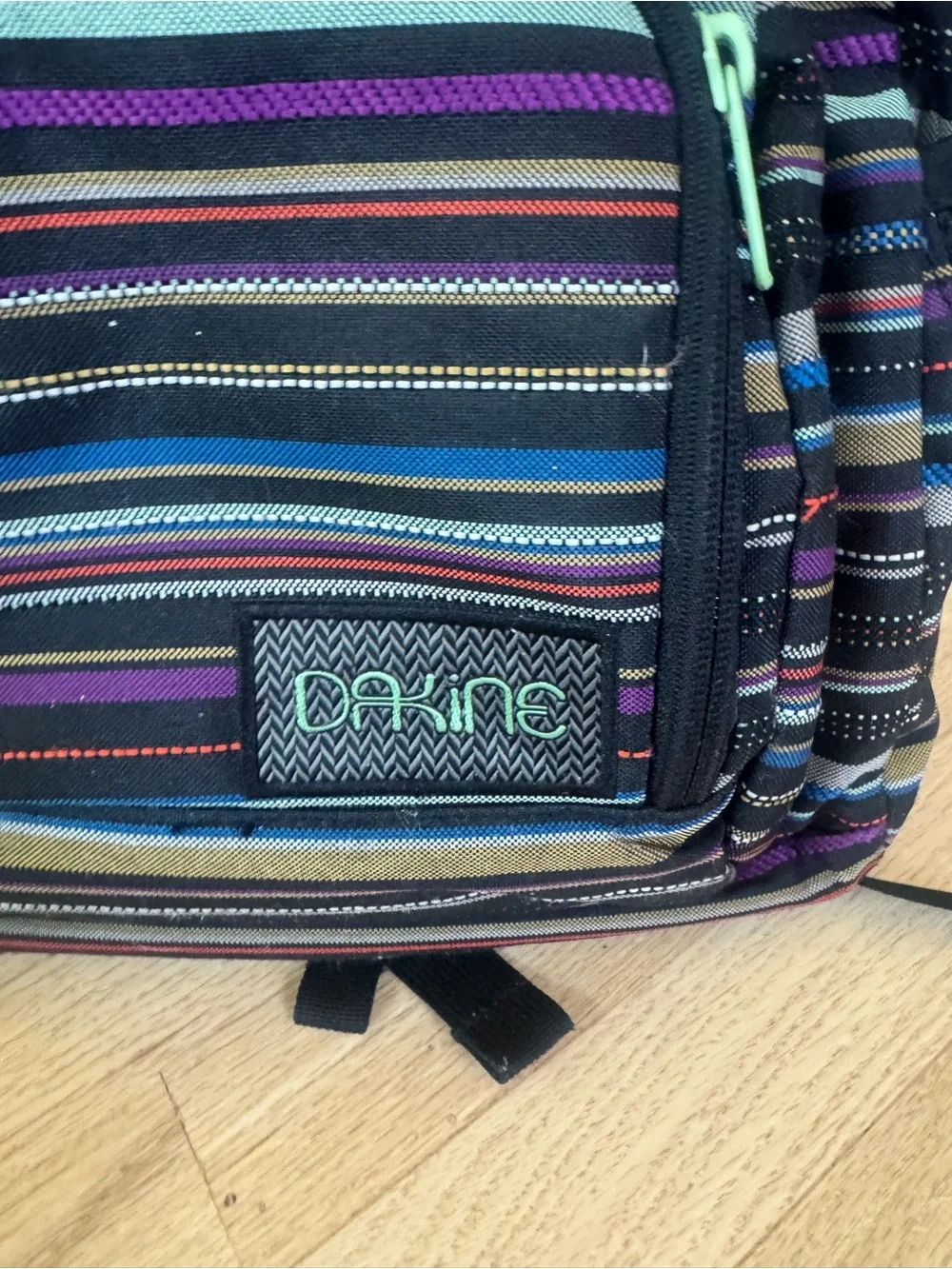 Dakine striped backpack