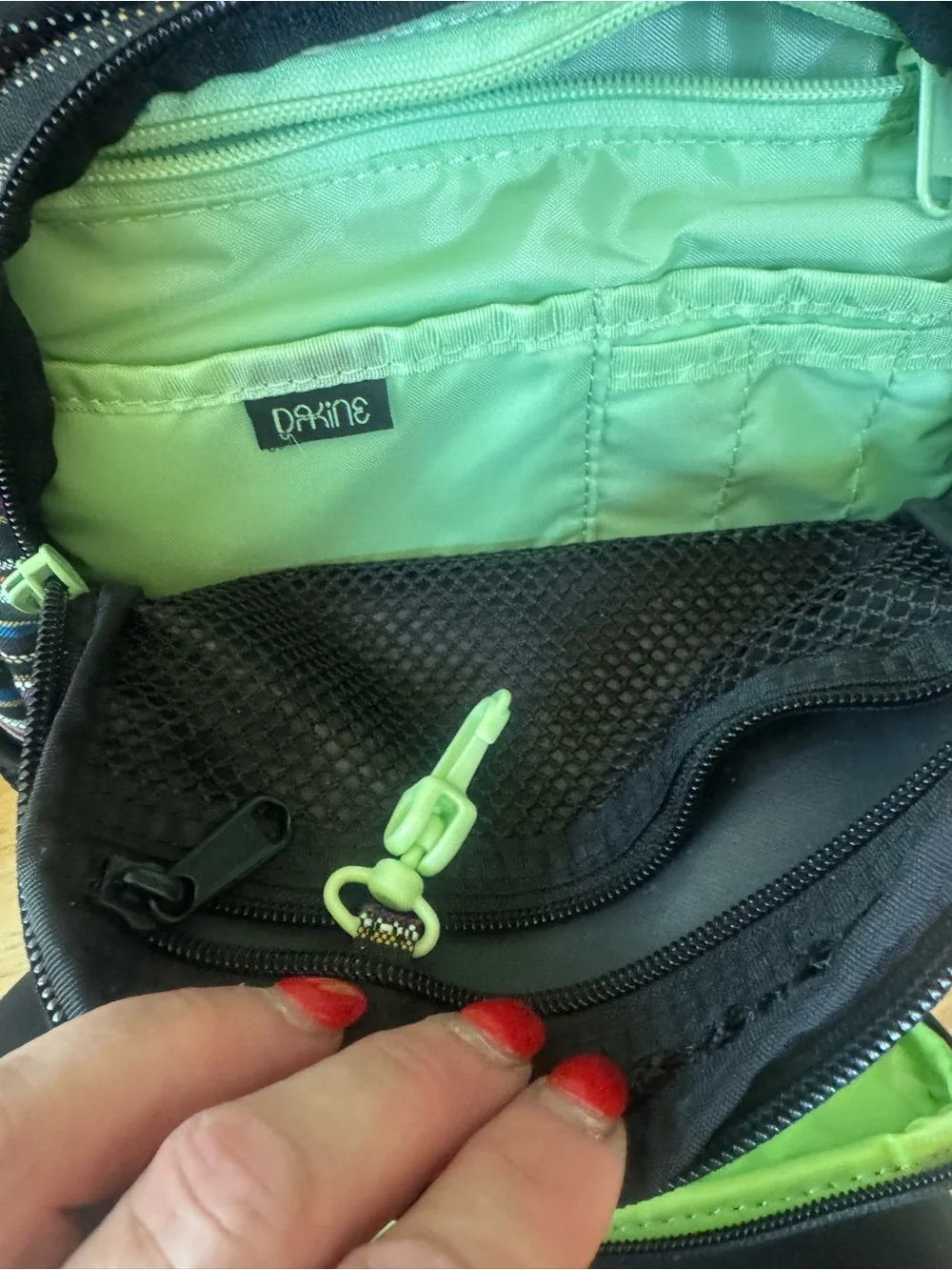 Dakine striped backpack
