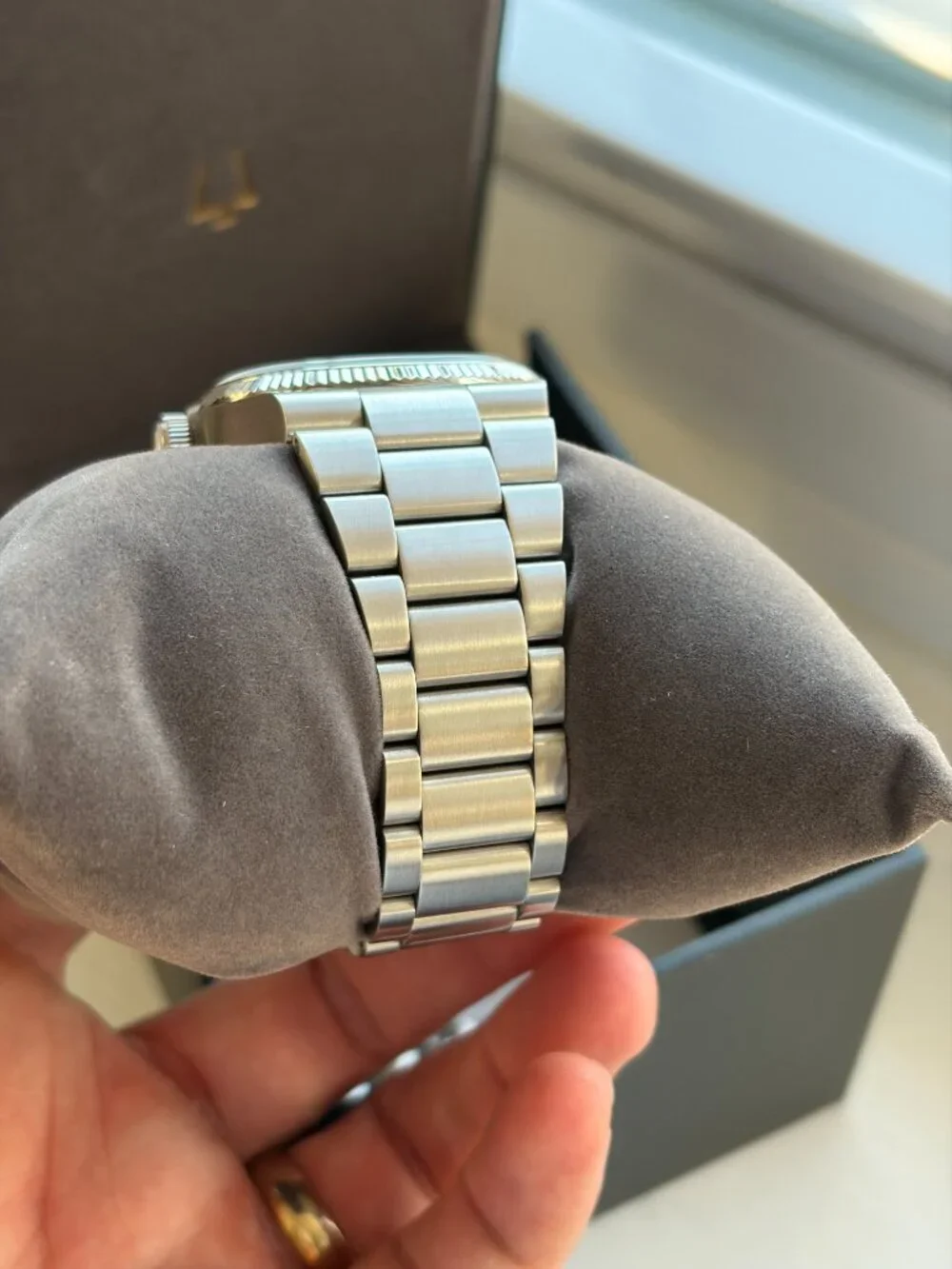 Bulova x Complecto Super Seville Turquoise Stone Dial Precisionist 37.5mm 96B455