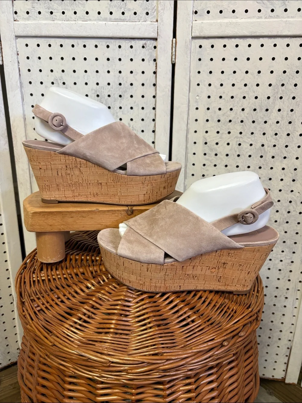 DVF suede