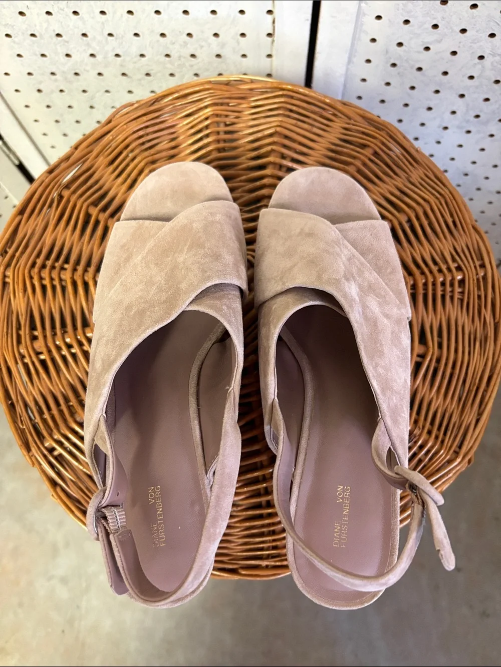 DVF suede