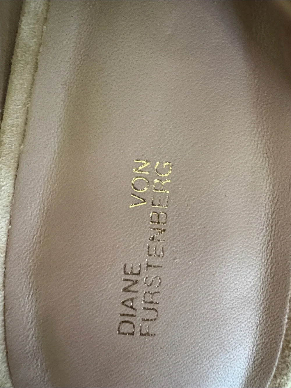 DVF suede