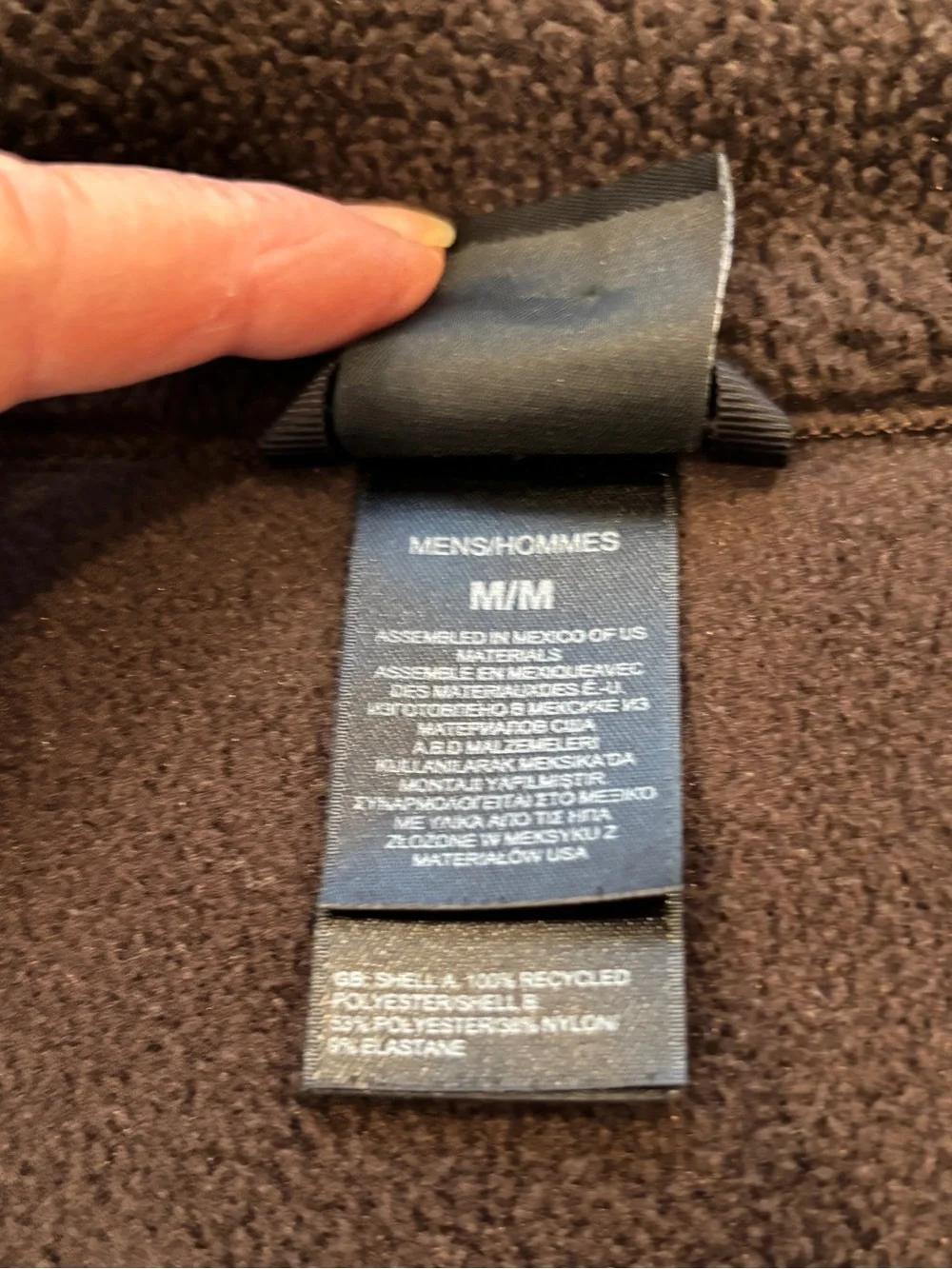 The North Face dark brown