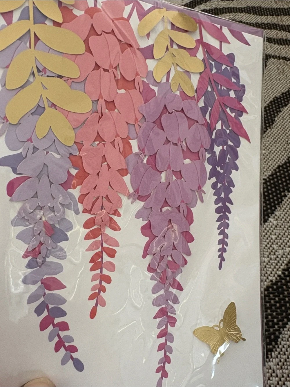 🆕Papyrus Wisteria Floral Greeting Card