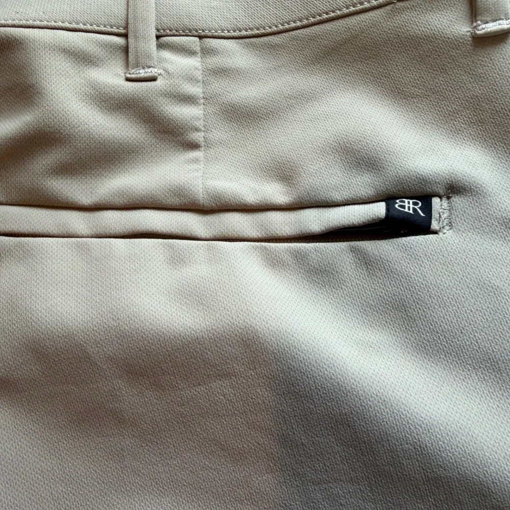 Banana Republic Performance Chinos Mens 38x30 Khaki Tan Stretch Golf Casual Pant
