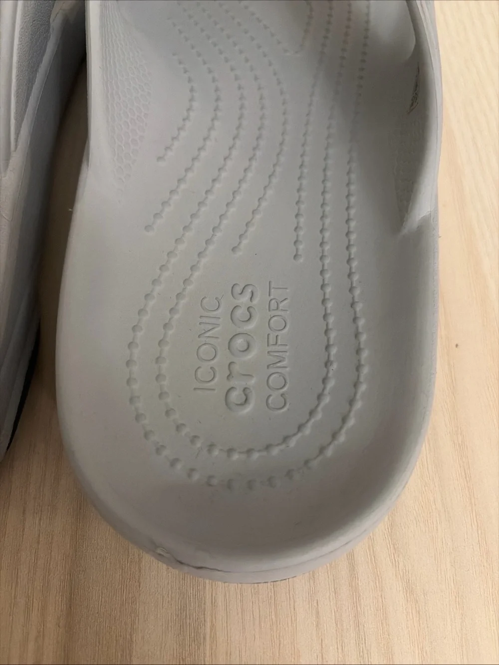 CROCS thong cushioning