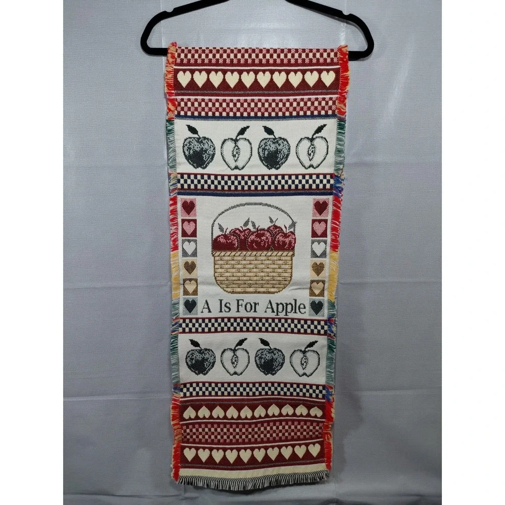 A Is For Apple Tapestry Table Runner 14