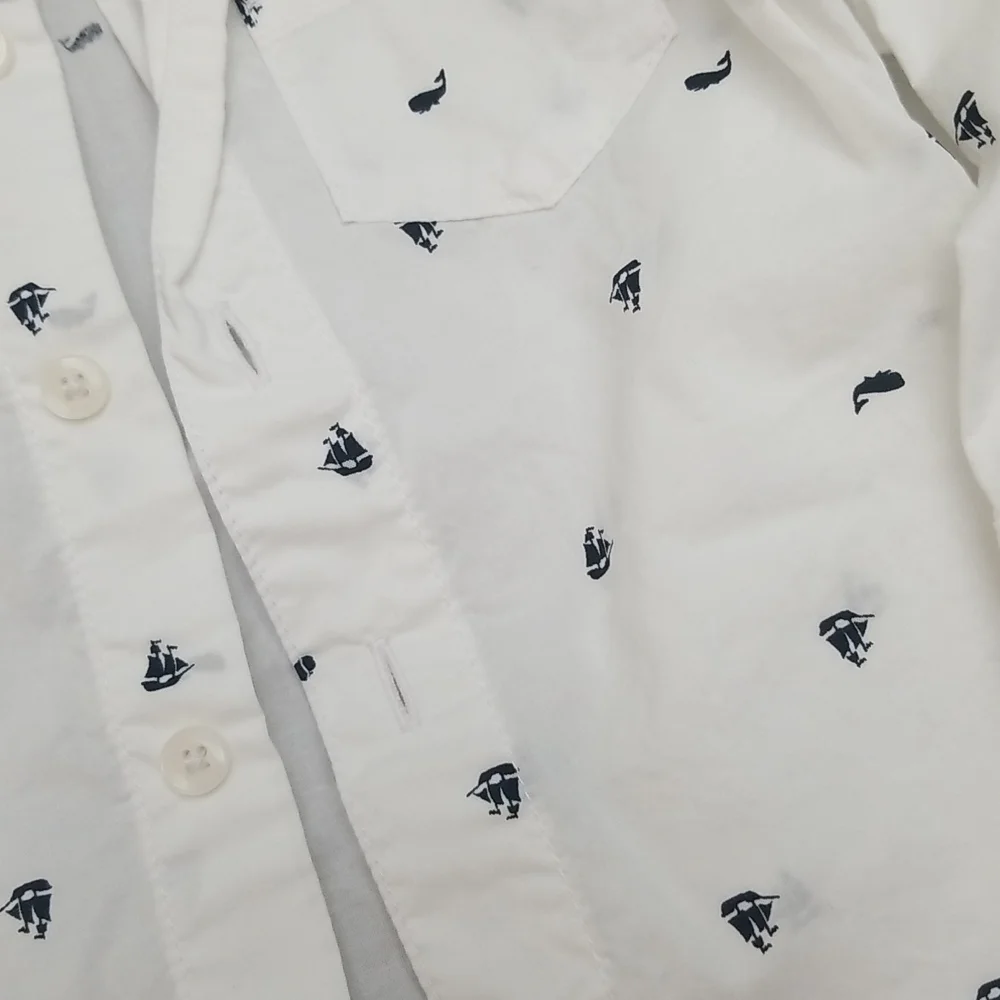 Carters white button