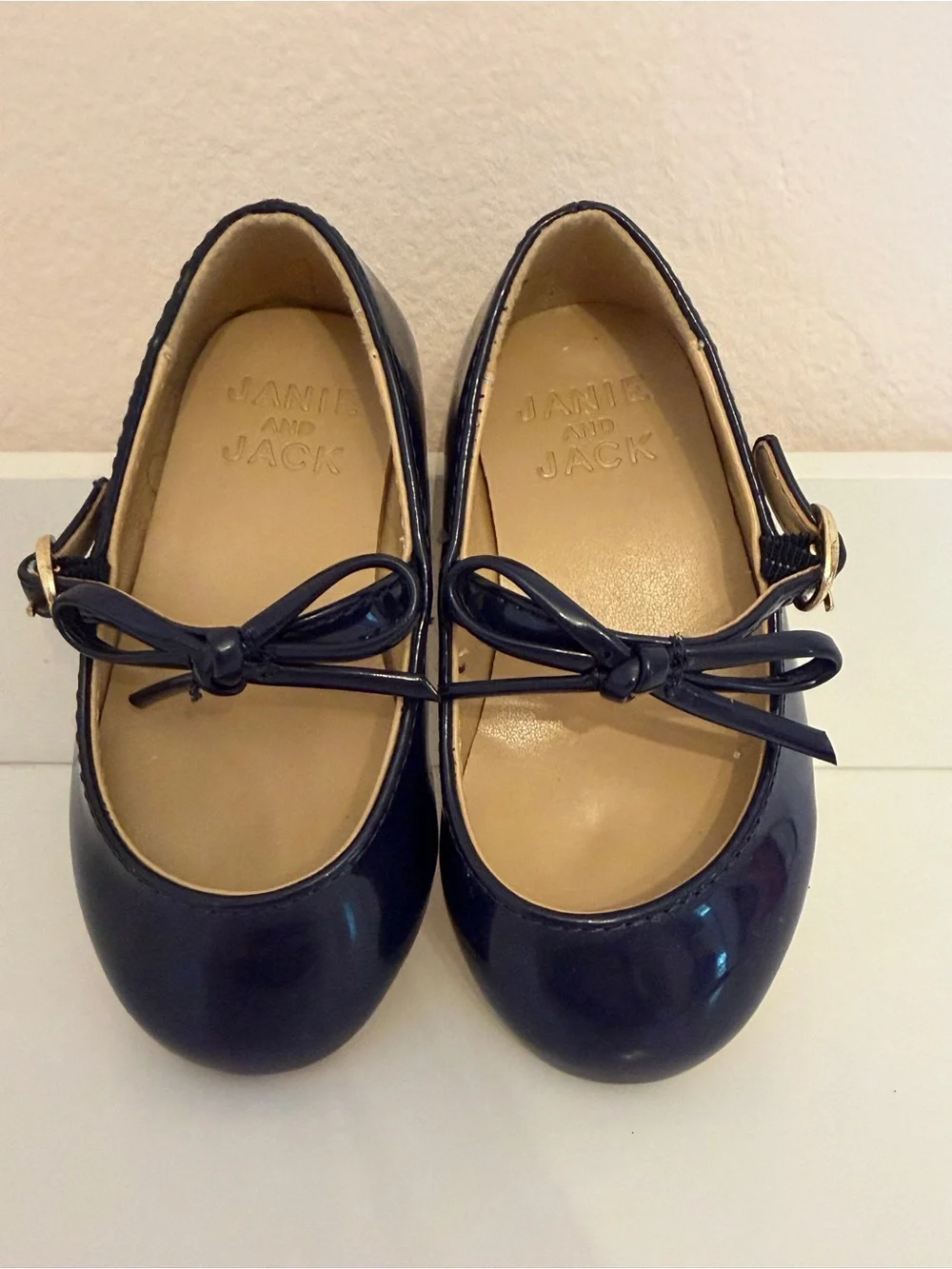Janie and Jack Patent Leather Mary Jane Flats Size 5C