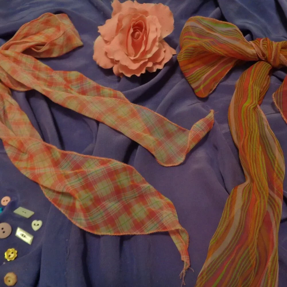 RETRO BUTTONS & BOWS LOT buttons bows