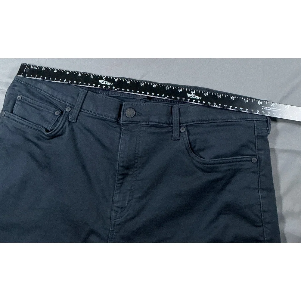Banana Republic Traveler Pants Mens 40x32 Black Straight Leg 5-Pocket Chino