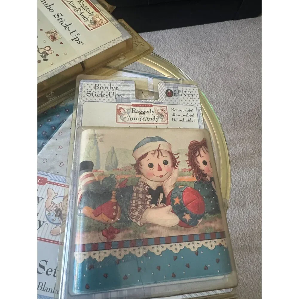Raggedy Ann includes embroidered